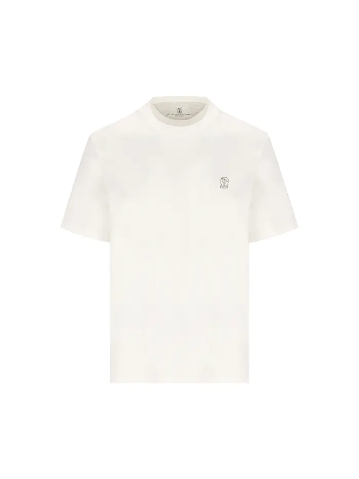 T-Shirt realizzata in cotone BIANCO