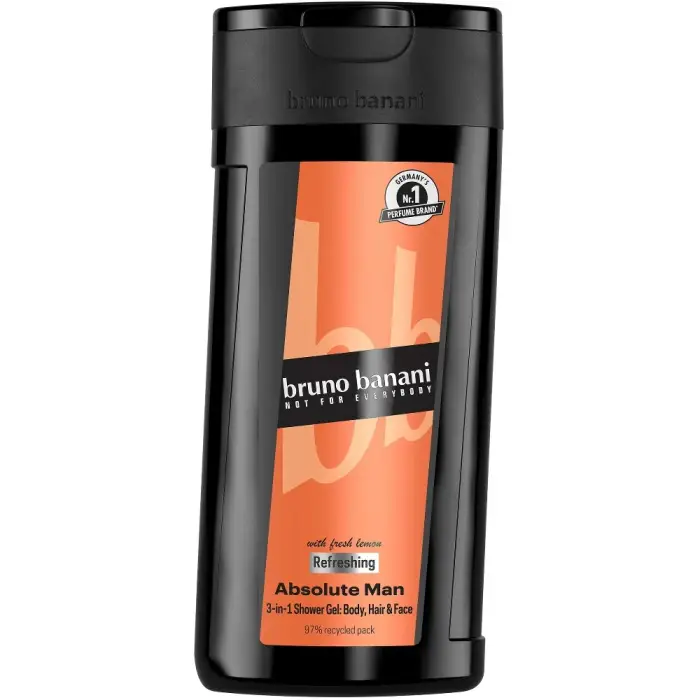 Bruno banani Absolute Man Gel Doccia Rinfrescante 3 In 1 Per Uomo 250 Ml