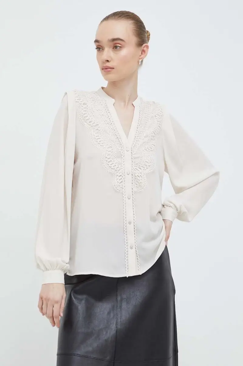 Bruuns Bazaar camicia donna colore beige