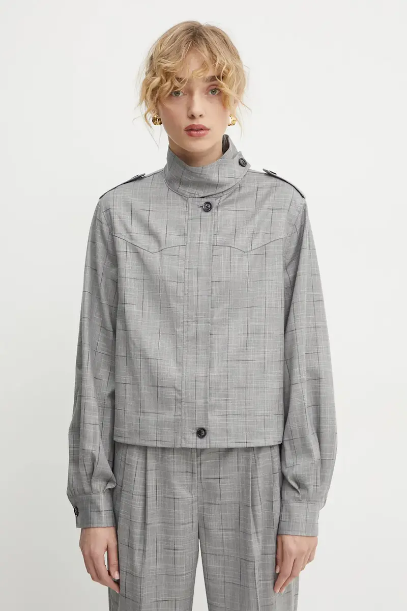 Bruuns Bazaar giacca donna colore grigio BBW4224