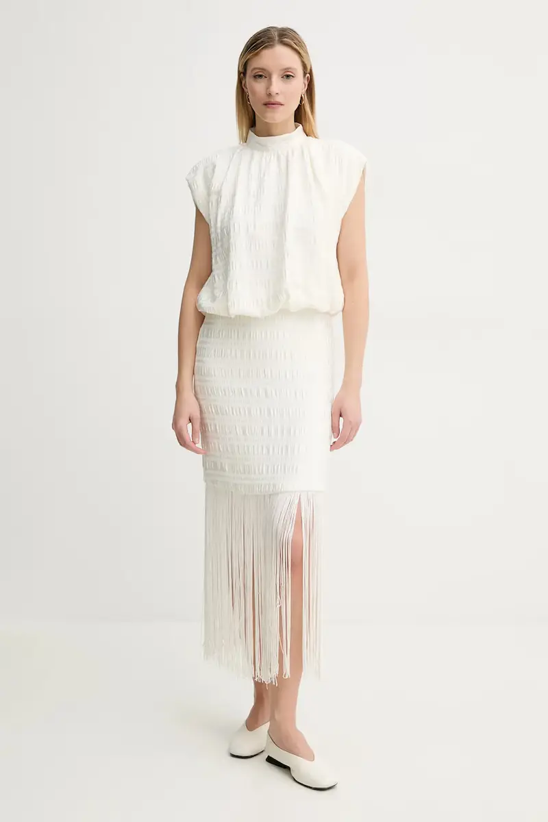 Bruuns Bazaar vestito colore beige BBW4432