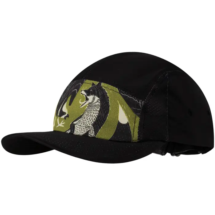 Buff Cappellino 5 Panel Go Cap L/XL Nero