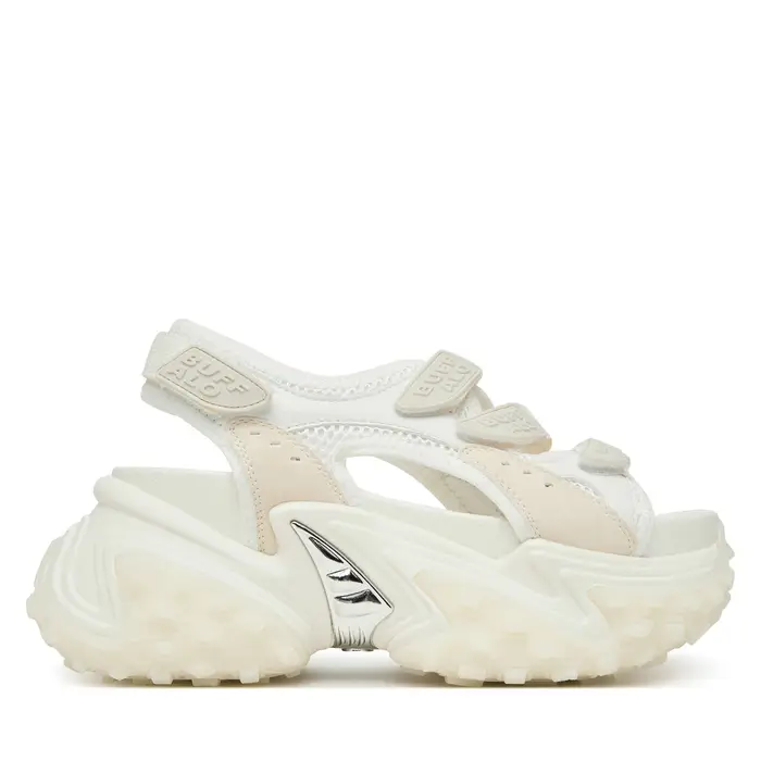 Buffalo Sandali Cerbo Sandal Track 1602365 Bianco