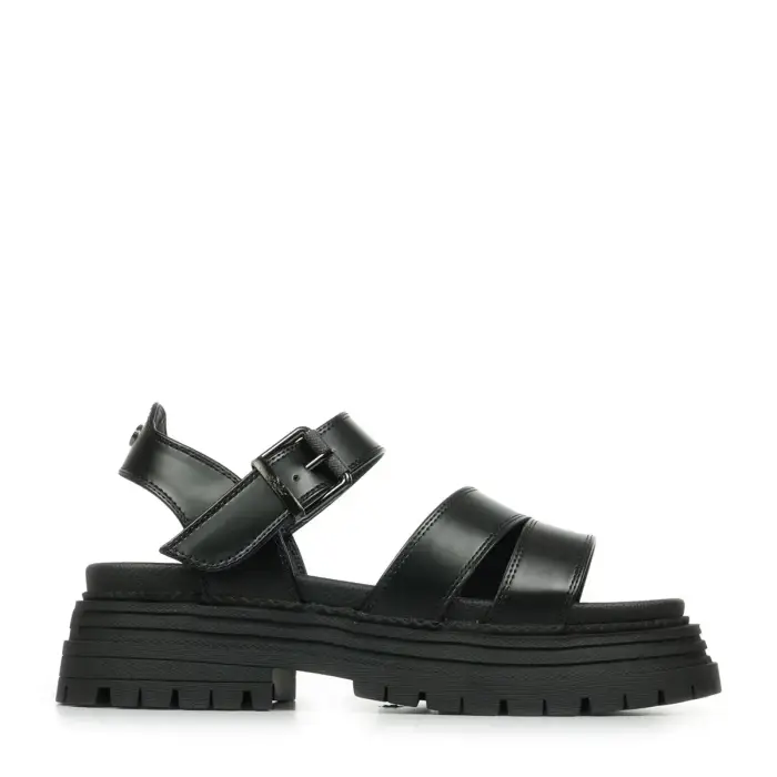 Sandali da donna Buffalo Lennox Ts Sandal - Vegan Box Noir
