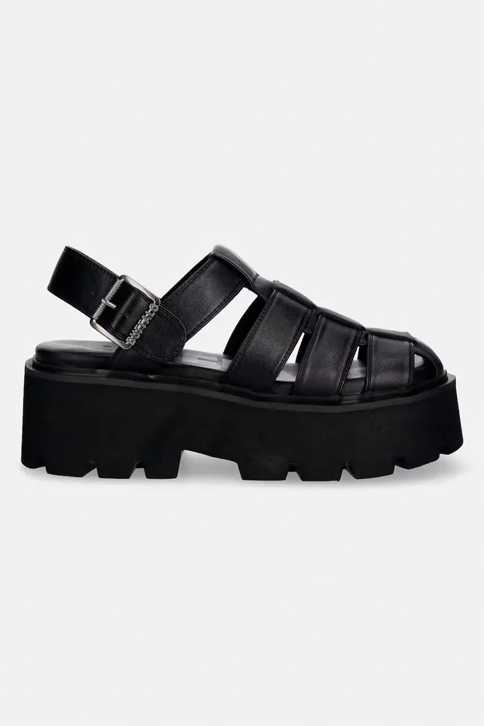 Buffalo sandali da donna sulla banchina Brake Fisher Nero