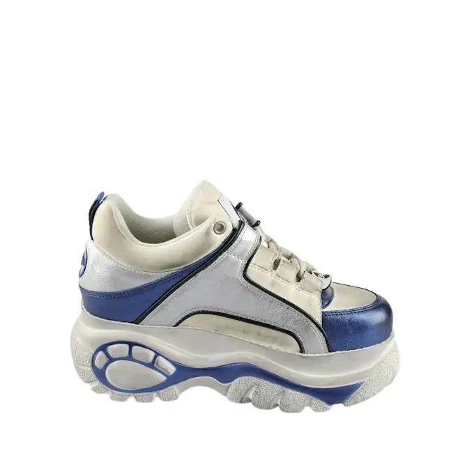 Buffalo Scarpe da basket da donna 1339-14 2 0 VNTG - Vegan Nappa Argenté