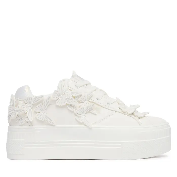 Buffalo Sneakers Paired Butterfly 1636733 Bianco