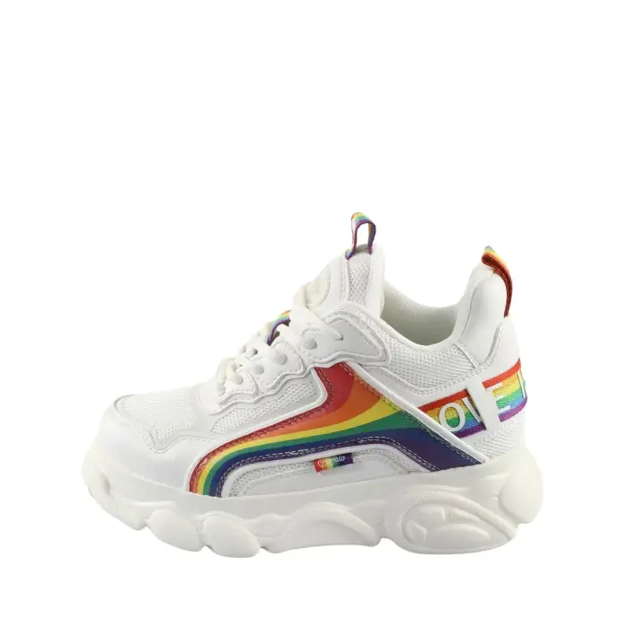 Sneakers da donna Buffalo Cld Chai - Vegan Nappa/Mesh Blanc