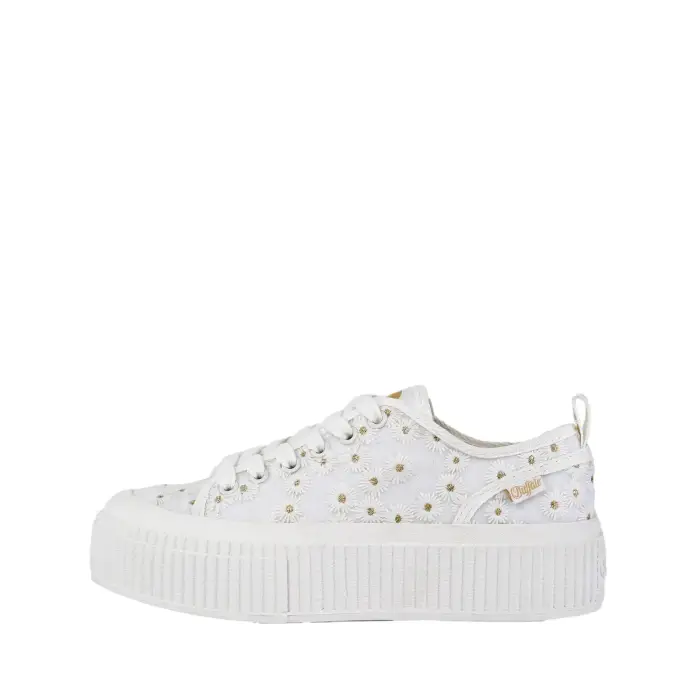 Sneakers da donna Buffalo Madison Bloom Blanc
