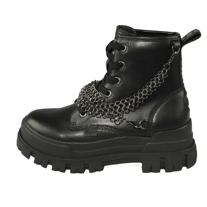 Buffalo Stivaletti da donna Aspha Chain Noir