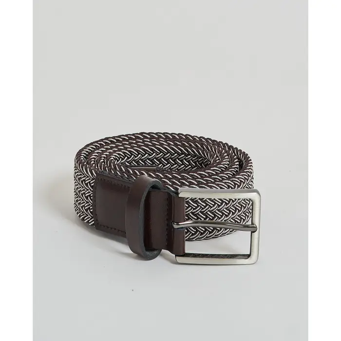 Bugatti Cintura Cintura uomo elasticizzata Marrone