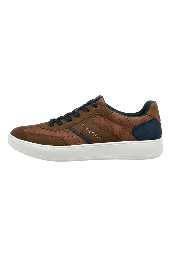 BUGATTI Scarpe eleganti marroni in pelle con lacci 315AQR0410006300 [COGNAC]
