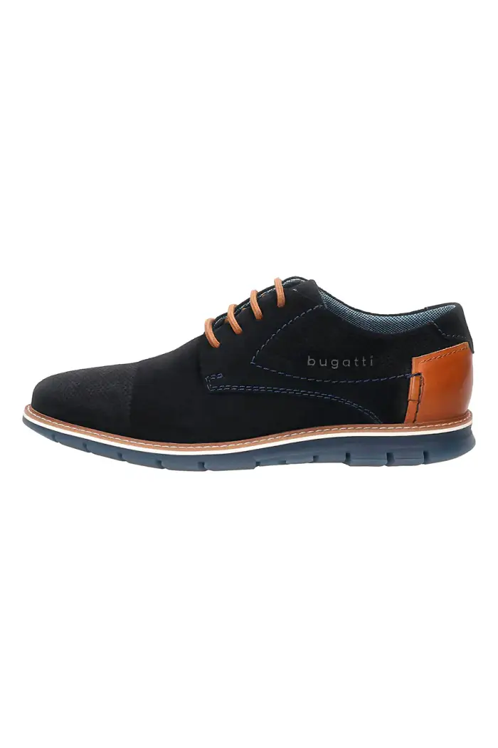 Scarpe Stringate Blu con Tomaia Traforata in Pelle BUGATTI 3319711K [BLU SCURO]