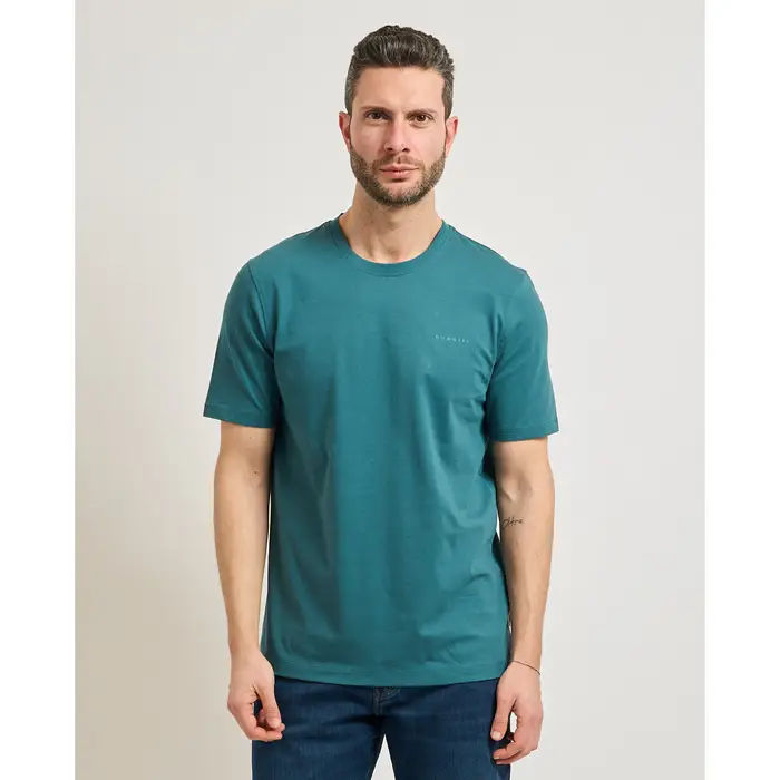 Bugatti T-shirt T-shirt uomo basic girocollo Verde