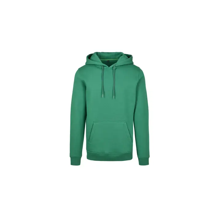 Build Your Brand Felpa con cappuccio pesante Vert