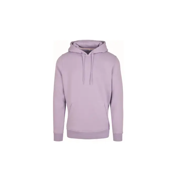 Build Your Brand Felpa con cappuccio pesante Violet