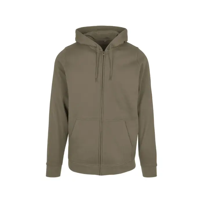 Felpa con cerniera a cappuccio Build Your Brand Basic Vert