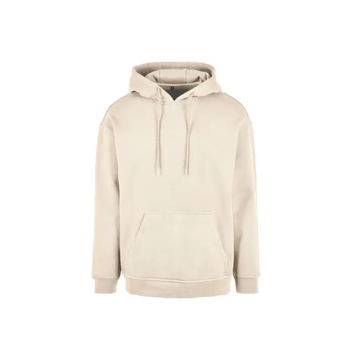 Felpa oversize con cappuccio Build Your Brand Basic Beige
