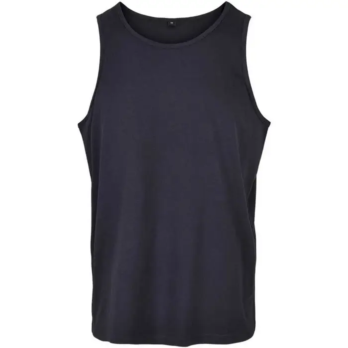 Build Your Brand T-shirt senza maniche Basic Blu