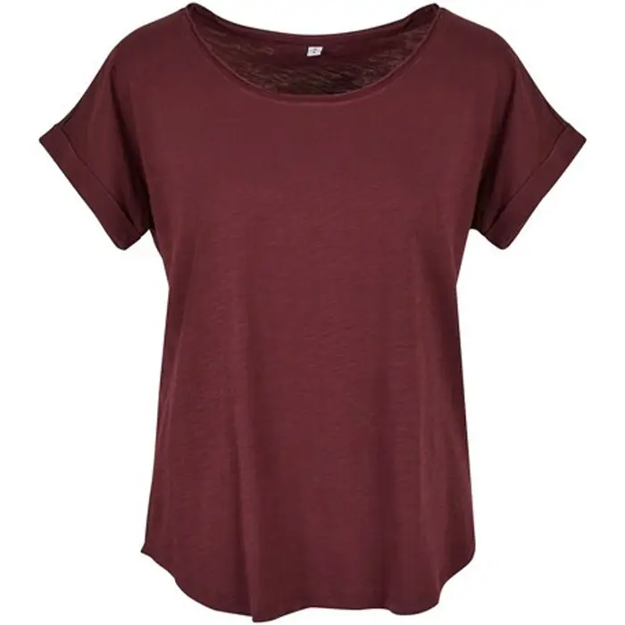 T-shirts a maniche lunghe Build Your Brand Long Viola