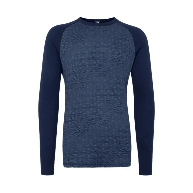 Bula Maglietta a maniche lunghe in lana Geo Merino