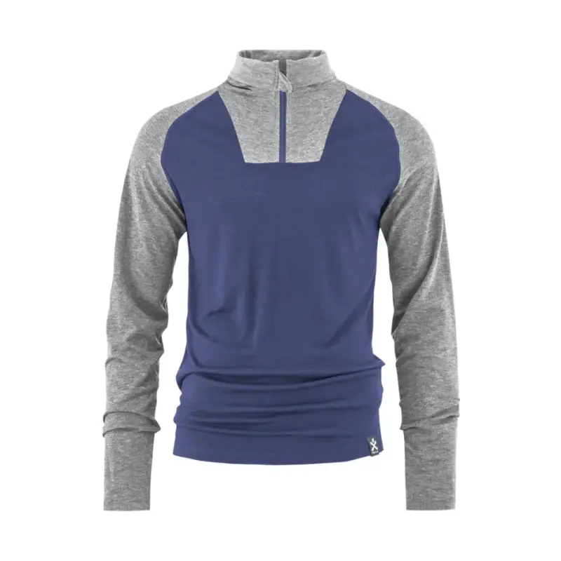 Bula Pull 1/2 zip in lana merino Retro