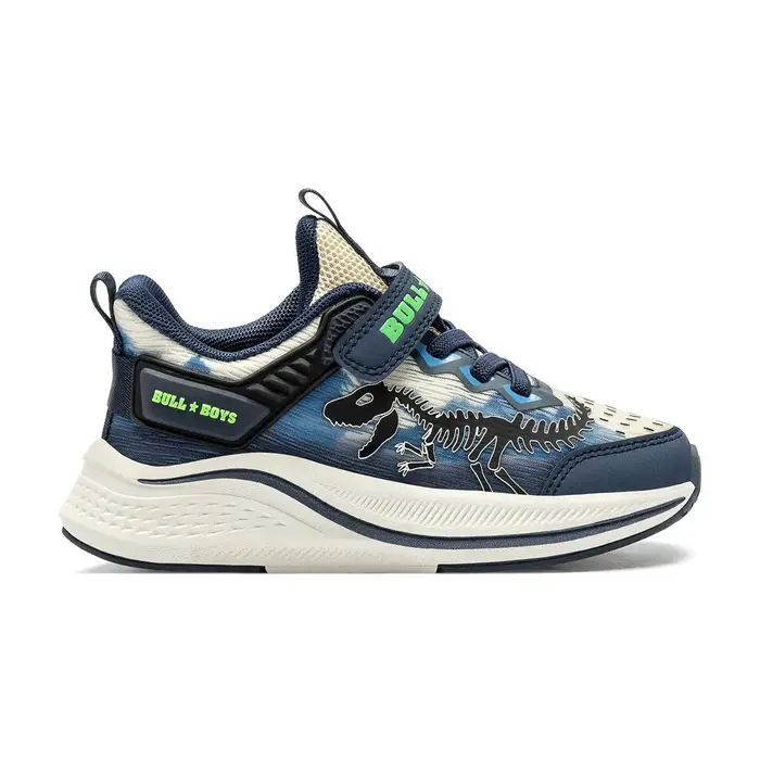 Scarpe bambini Bull Boys Uragano Rex sneaker con effetto sonoro Blu
