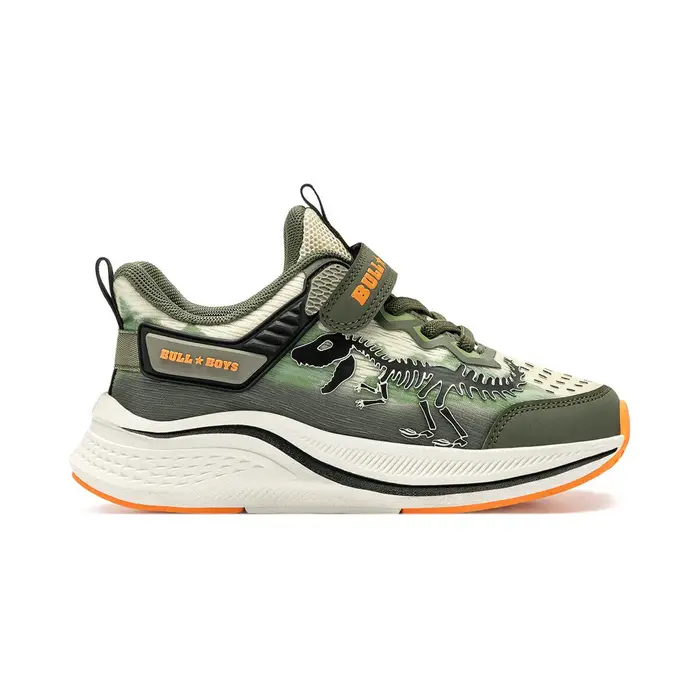 Scarpe bambini Bull Boys Uragano Rex sneaker con effetto sonoro Verde