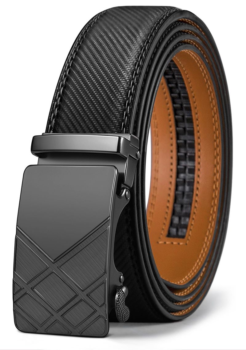 BULLIANT Cintura Pelle Uomo Nero