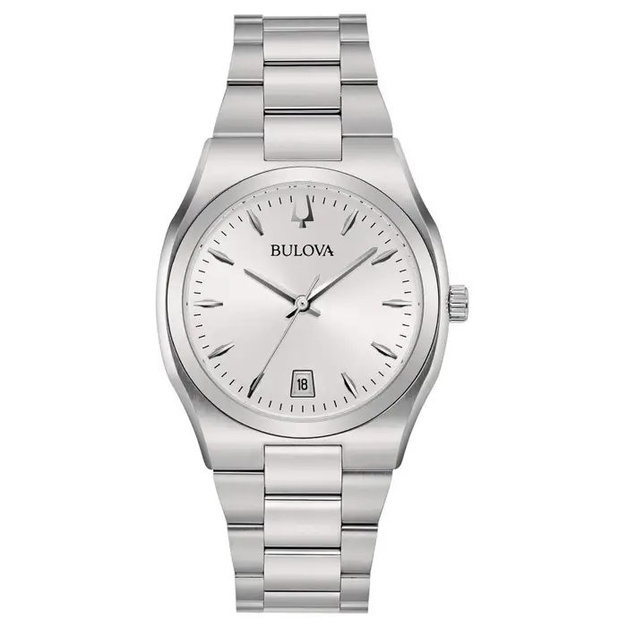 BULOVA Orologio Da Donna Surveyor Lady 34Mm Acciaio Quadrante Silver