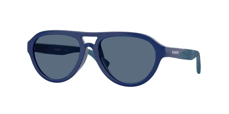 Burberry Bambino JB4005U 412980 Occhiali da sole Iniettato Blu Blu Pilot Normale