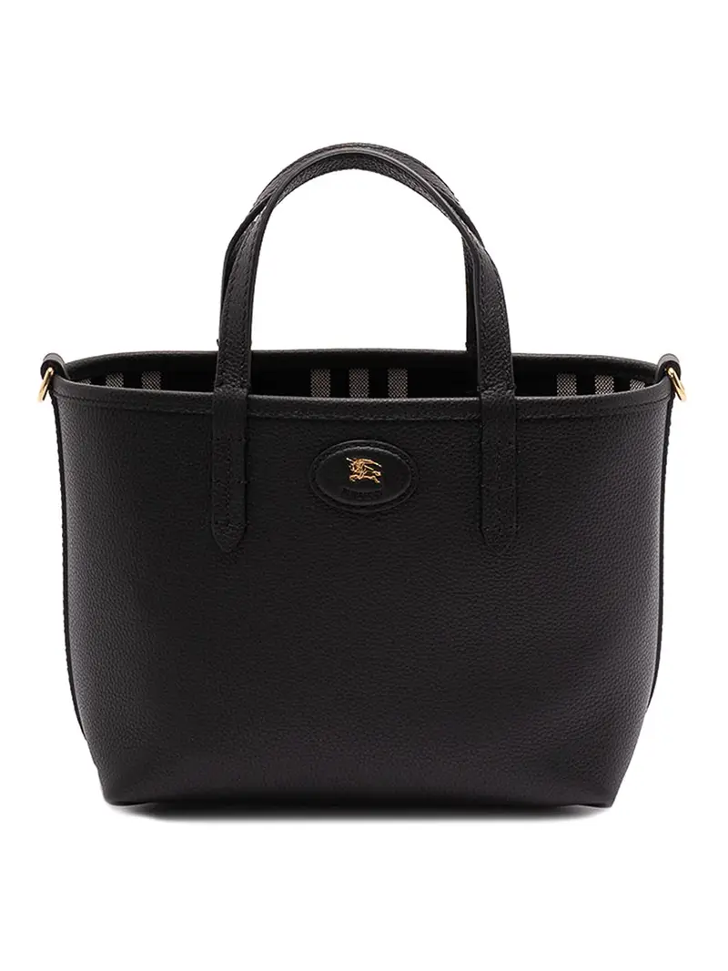 Burberry Borsa tote mini reversibile C&L Marrone