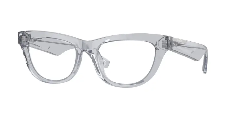 Burberry Donna BE2406U 3825 Montature da vista Acetato Grigio Trasparente Squadrata Normale