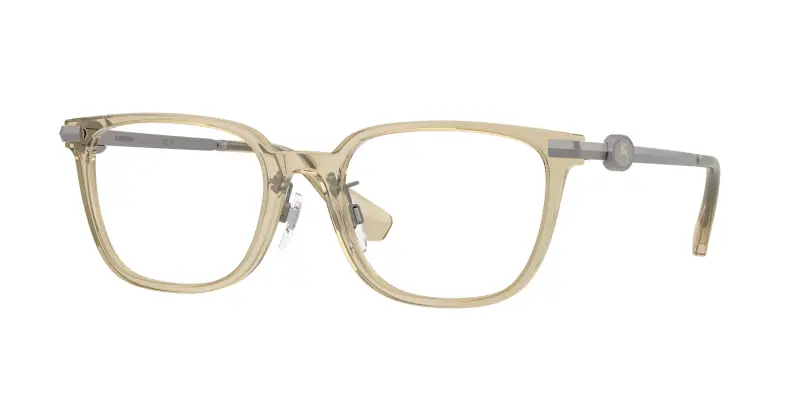 Burberry Donna BE2459D 4247 Montature da vista Acetato Beige Trasparente Squadrata Normale