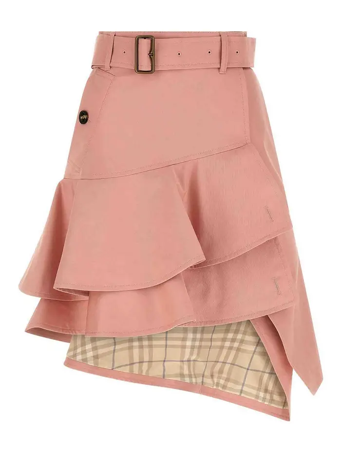 Burberry gonna Color Carne E Neutri