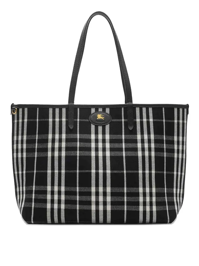 Burberry Md Reversible Tote Nero