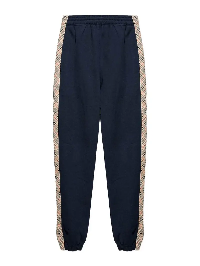 Burberry Pantaloni della tuta in cotone Blu