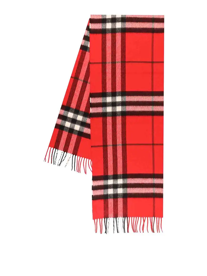 Burberry Sciarpa In Cashmere Nero