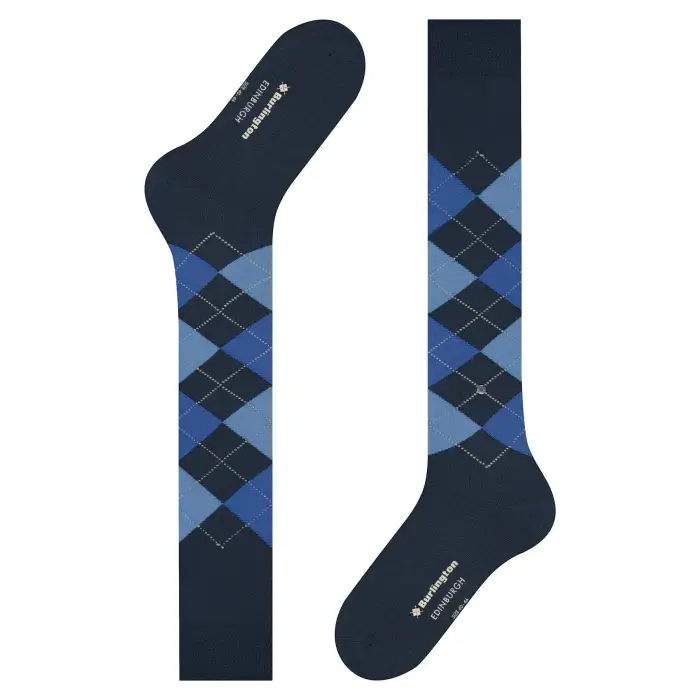 Burlington Calze al ginocchio Edinburgh Bleu