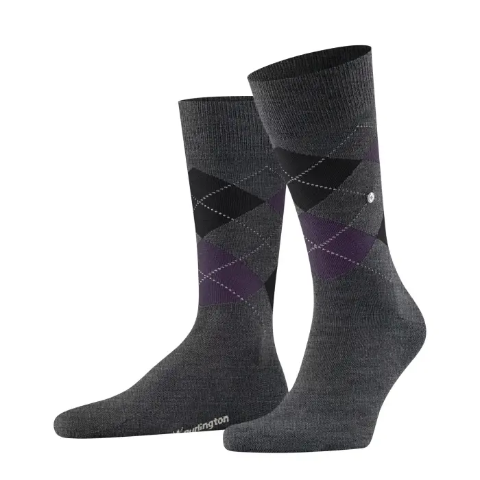 Burlington Calze Edinburgh Gris
