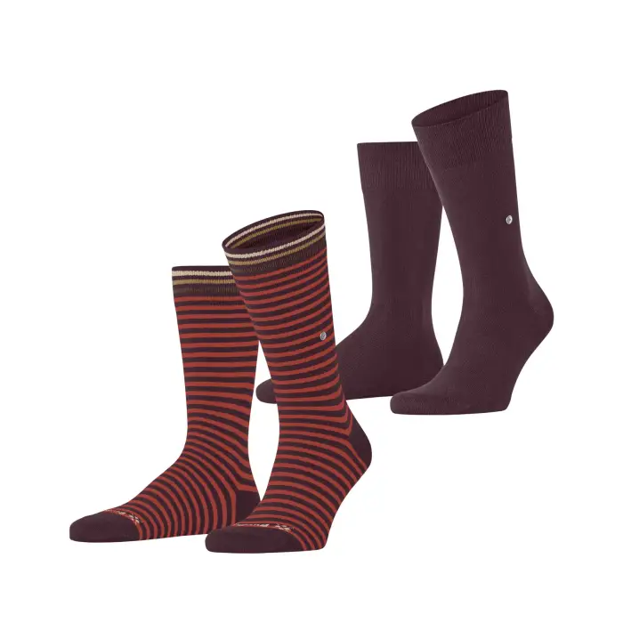 Burlington Calze Everyday Stripe (x2) Rouge