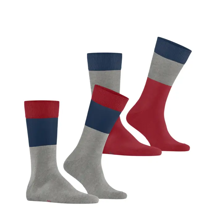 Burlington Calze Magic Mismatch (x2) Gris
