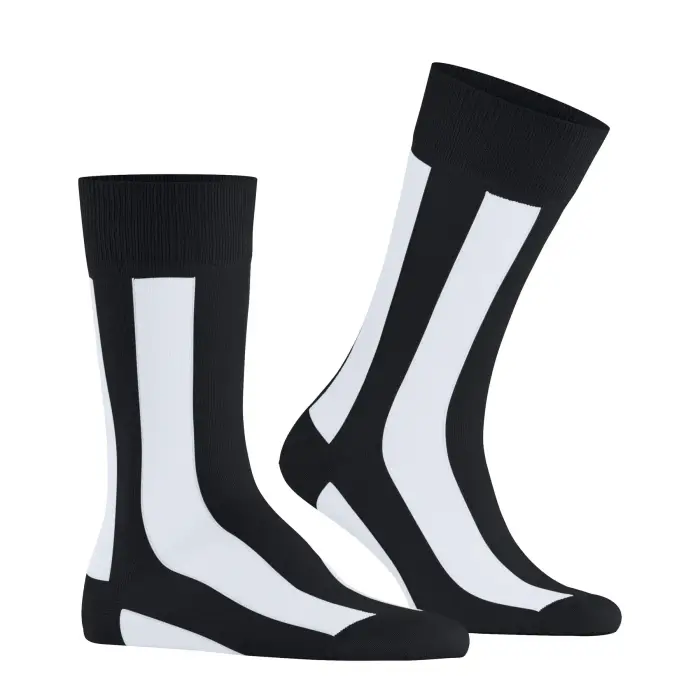 Burlington Calze Retro Lines Noir