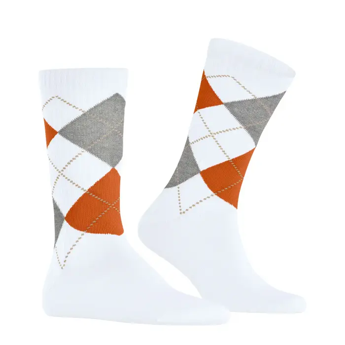 Burlington Calze Rib Court Blanc