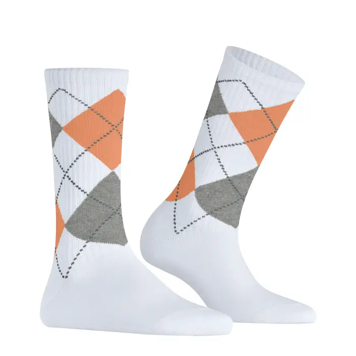 Burlington Calze da donna Rib Courtside Blanc