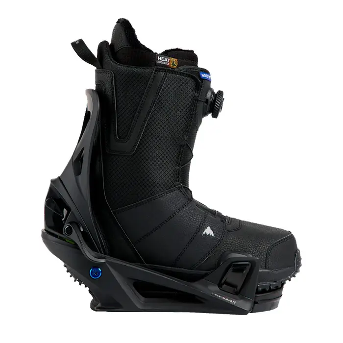 Burton PACCHETTO SCARPONE + ATTACCO STEP ON Nero