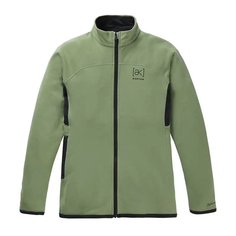 Burton PILE FULL ZIP AK BAKER POWER STRETCH DONNA Verde