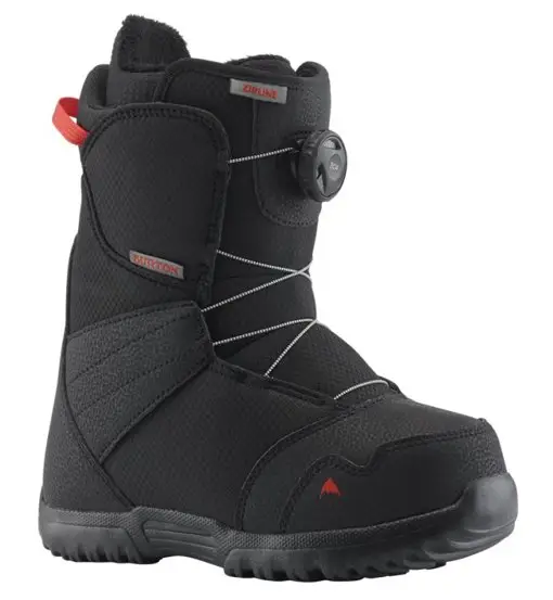 Burton Zipline Boa - scarponi snowboard - bambino Black