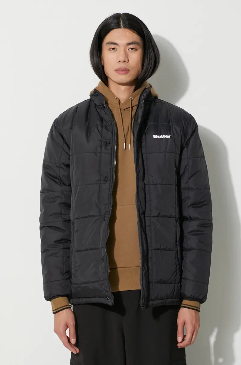Butter Goods giacca Grid Puffer Jacket uomo BGQ3233404 Nero