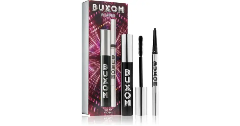 Buxom EYE KIT PLAYER confezione regalo mascara volumizzante e allungante 11 ml + eyeliner lunga tenuta 0, 12 g